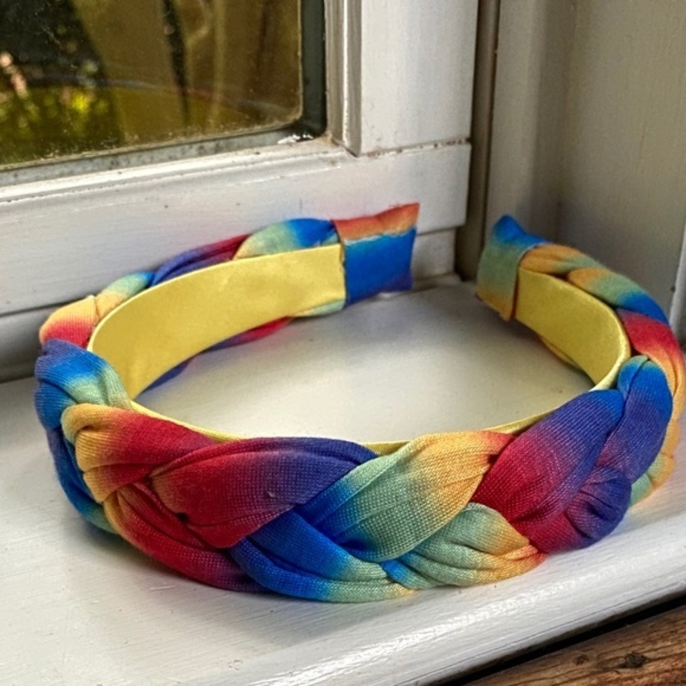 NWOT Anthropologie Braided Tie Dye Headband